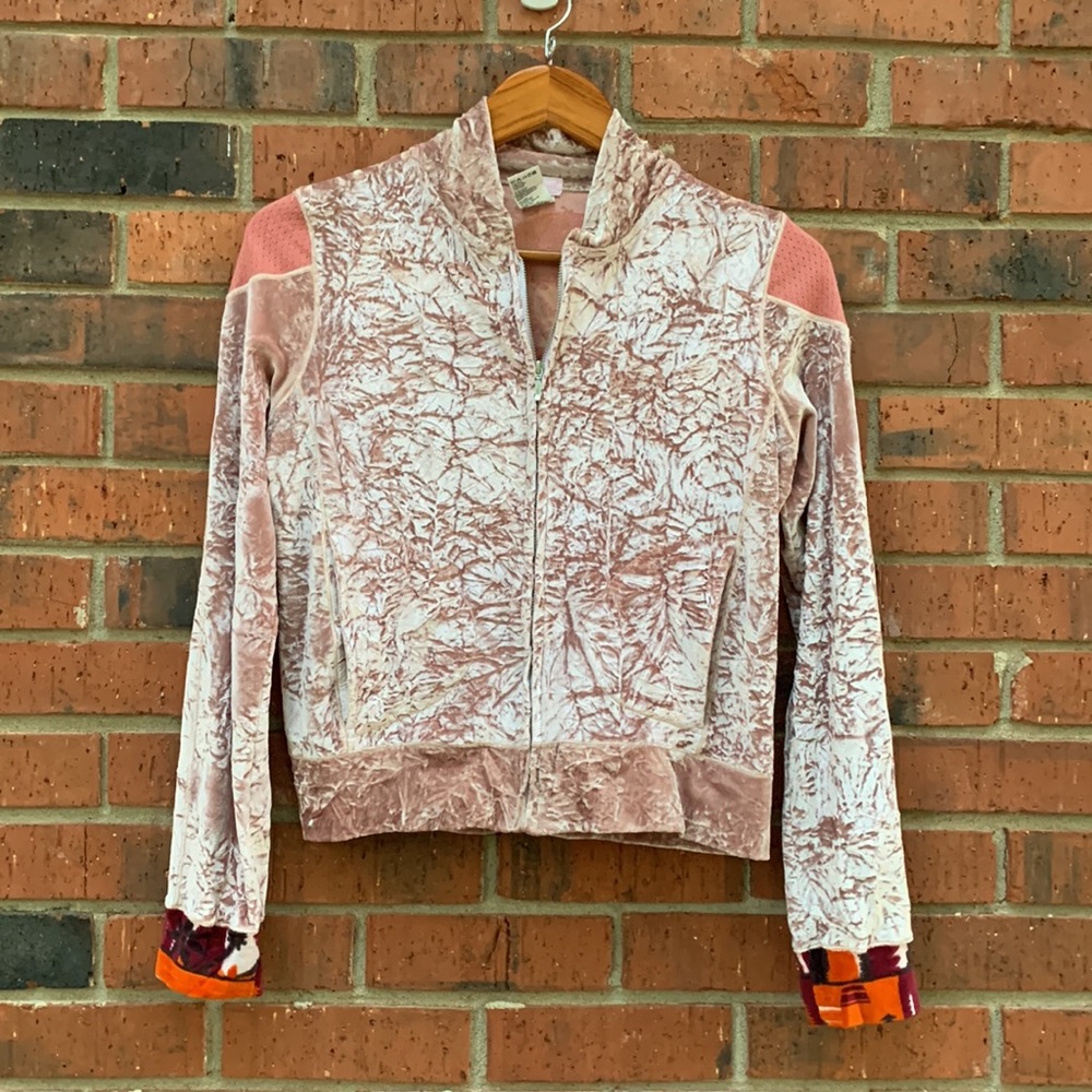 Custo Barcelona velour track jacket